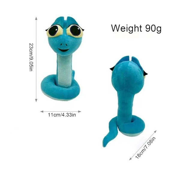 Plushleker - Koala, Skorpion, Øgle, Edderkopp, Slange Myk Utstoppa Dyreleker, Søte Tegneseriefigurer Dyr Dukke [DB] Snake