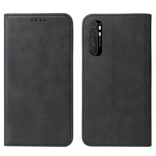 Magnetiskt läderfodral för Xiaomi Mi Note 10 Lite [DB] Black