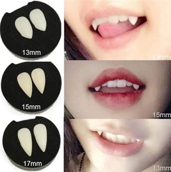 3 paria vampyrihampaita/proteeseja, 3 kokoa[DB]