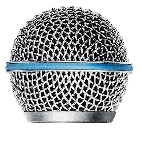 2 stk. Mikrofon Grill Mic Gitter Udskiftning Mic Kuglehoved Mesh Til Beta58a Sm58 Pgx24 Slx24-CE db