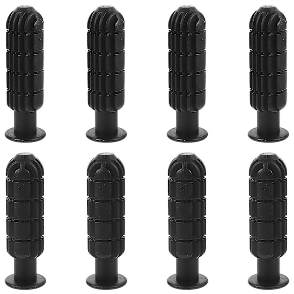 8 stk udskiftelige Fodboldbordhåndtag Praktiske Fodboldbordhåndtag Anti-slip Bordfodboldhåndtag db Black 9.20X3.00X3.00CM