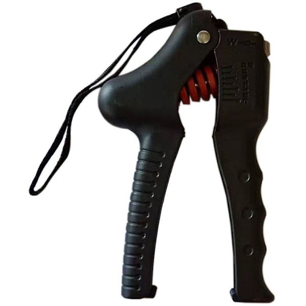 Justerbar tung håndgrep for fitness - 25-70 kg - Øker håndstyrke, håndledd og fingerstyrke [DB] black