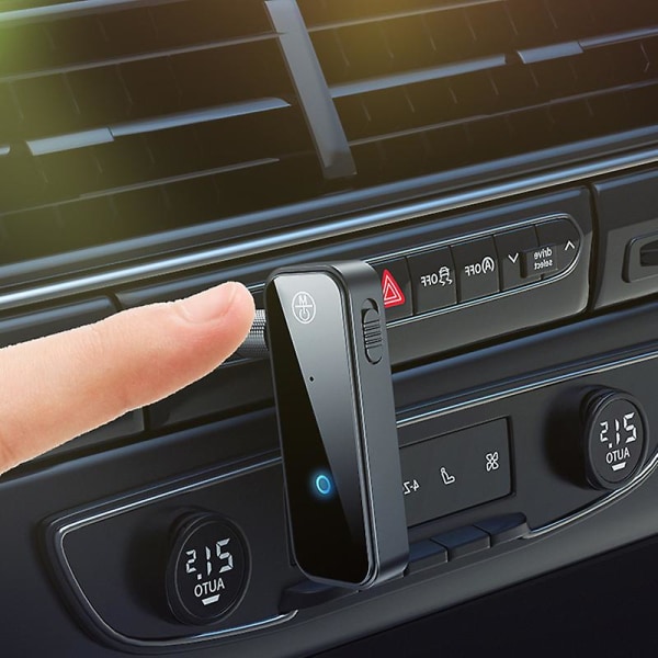 Aux Bluetooth-mottaker-sender, 2 i 1 Bluetooth trådløs lydadapter, tapsfritt lydkvalitet, plug and play