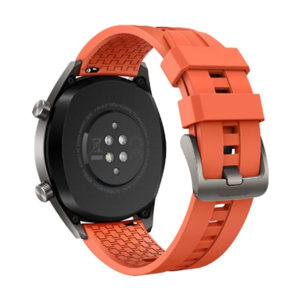 22 mm silikonklokkerem kompatibel Samsung Galaxy Watch 46 mm/gear S3/huawei Watch Gt Orange