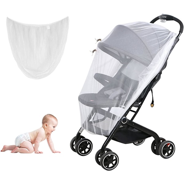 Myggnät för barnvagn, universellt myggnät för barnvagn, universellt myggnät för barnvagn, baby [DB]