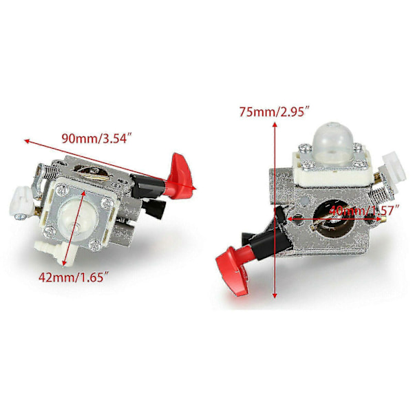 Forgasser Carb For Stihl Fc56 Fc70 Fs40 Fs50 Fs56 Trimmer Oem # 4144 120 0608 [DB]