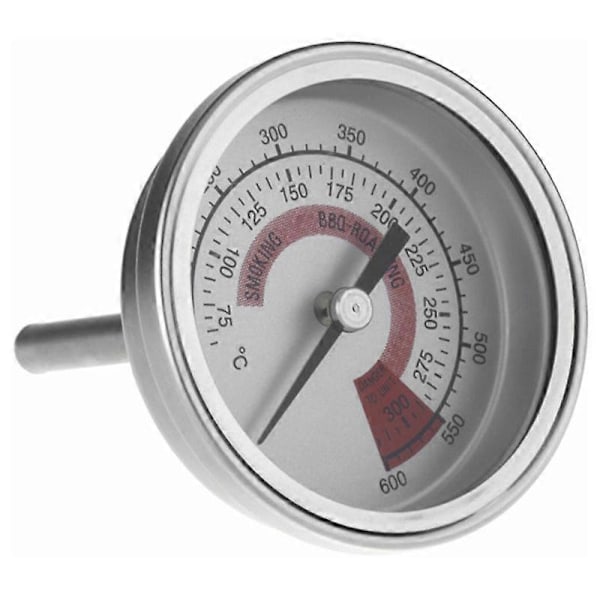 Grilltermometer i rustfritt stål, bimetall, gave [DB]