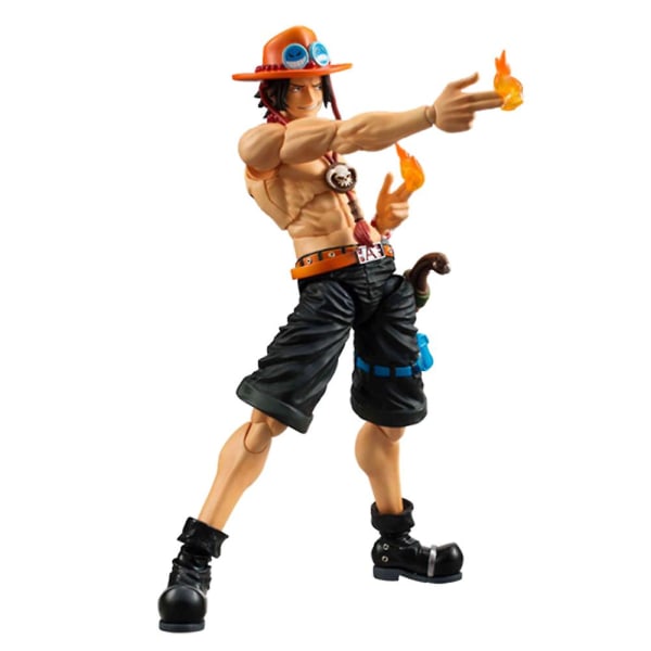 One Piece Portgasd Ace Anime Actionfigur Samlarobjekt PVC Modell Variabel Action Dockor Leksaker Prydnad Fläktar Gåvor db