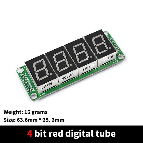 Static Drive 2 3 4 Segment Digital Tube Led Display Module 2 Digital 74hc595 Tube 100% New {Db}