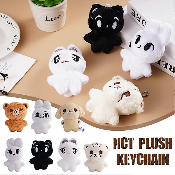 Nct Sød Kpop Doyoung Taeyong Cheetah Lee Luksus Nøglering Charm Smykker [db] One Size Jeno