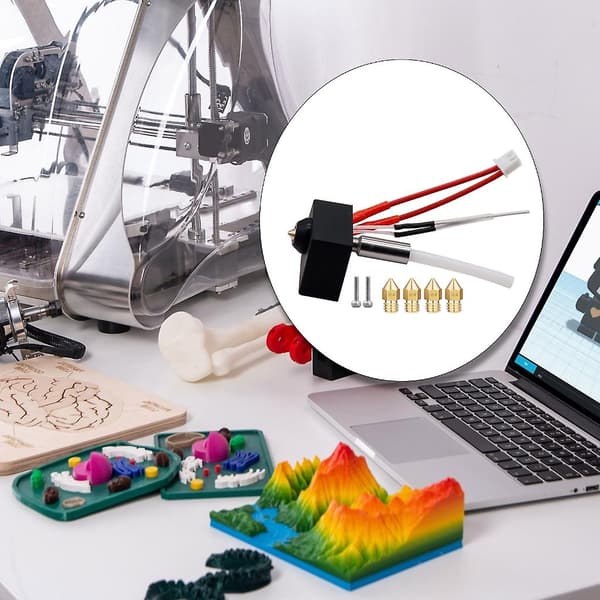 Til Neptune 3 Plus/Pro 3D-printhoved Hotend Dyser 0,4 mm Kit Til Neptune 3 [db]