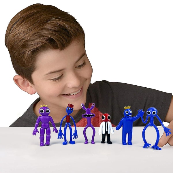 Rainbow Friends 6 Rainbow Friends Handgjorda Dockor Db E 6PCS