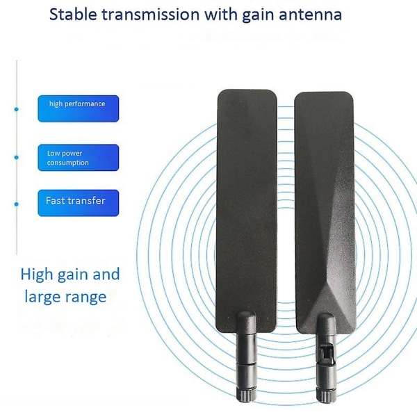 4G LTE-antenne 12dBi SMA hannantenne 2 stk., ruter mobil gateway hjemmetelefon hotspot modem Si