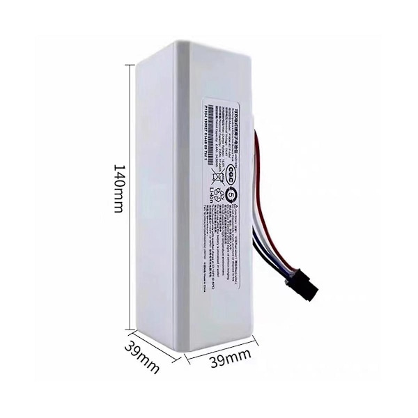 14.4 V 5600 mAh akku 1c Stytj01zhm robotti-imuri moppi puhdistusaineen lisävarusteet osat korvaava lepakko