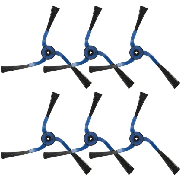 3 par sidebørster til robot -rm96w -rm72vr -rm84v -rm52vr Sr8855 Sr8751 Sr8845 Sr8895 Sr8950 [DB] Black  Blue