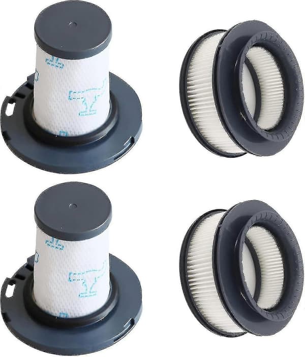 4 stk. hepa filter udskiftningssæt til Rowenta X-Force Flex 11.60 14.60 15.60 Animal RH9 [DB]