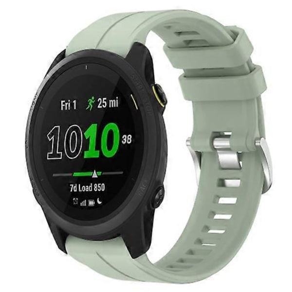 Garmin Forerunner 745 22mm silikoninen urheilukellon ranneke [DB] Peppermint Green