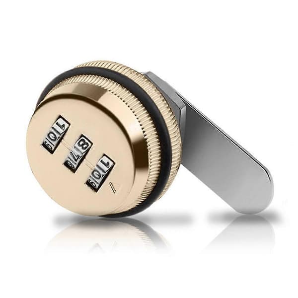 Kombinations Cam Lås Sikkerhedsskab Skuffe Digital Kode Til Postkasse Nøglefri [DB] Bronze