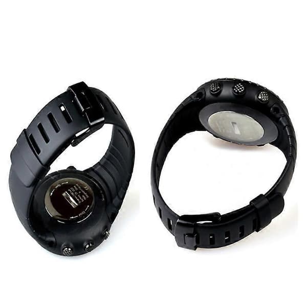 Justerbar silikone erstatnings urrem håndledsrem til Suunto Core serien [DB] Black