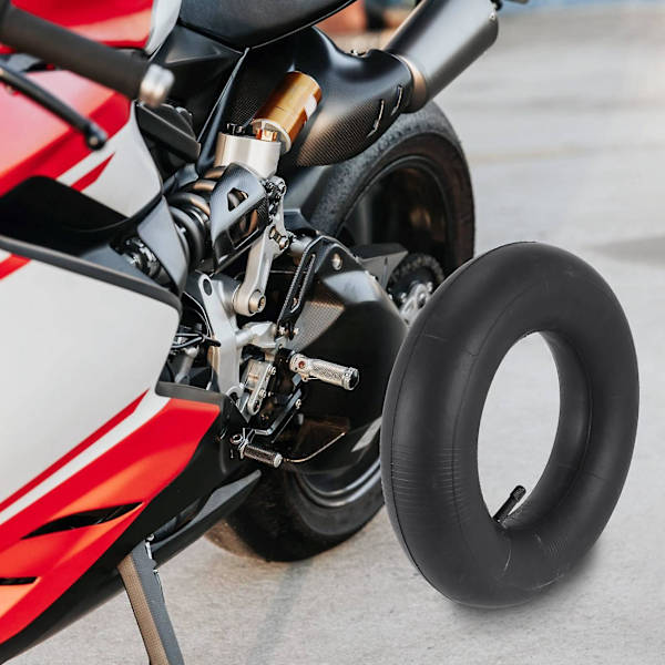 3.50 / 4.00-6 Dæk Slange Indre Dæk Hjul 350 / 400-6 Indre Dæk mini moto Gummi Ventil 6 {db} black