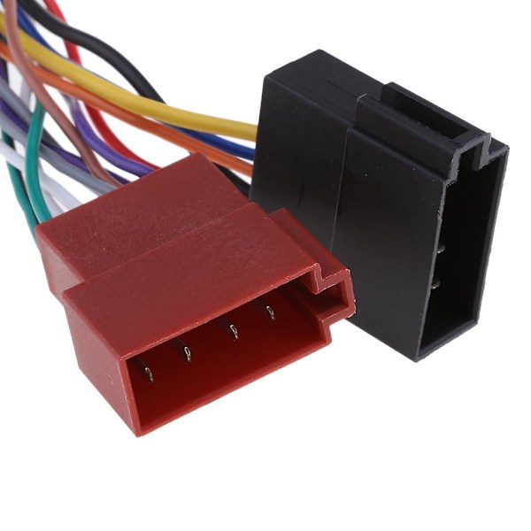 16-pin ISO (hun) radio mottaker erstatningsledningsnett for Pioneer [db] Black 170x30x30mm