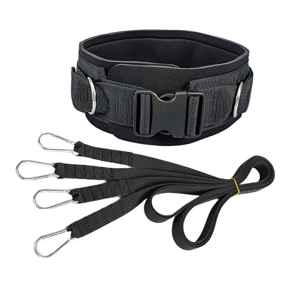 Slepetrekk Stropper Treningsstropper Utøvere Slepetrekk Stropper Sled Trainer Pull [DB] Waist Belt