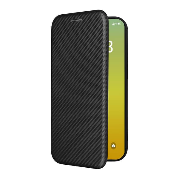 Læder Telefon Cover til iPhone 15 Plus [DB] Black