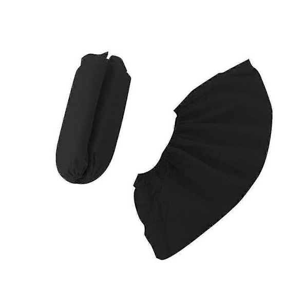 100 stk. Indendørs Skoovertræk Skridsikre Skoovertræk Skridsikre Sko-booties Skridsikre Oversko Ty db Black 30x15cm