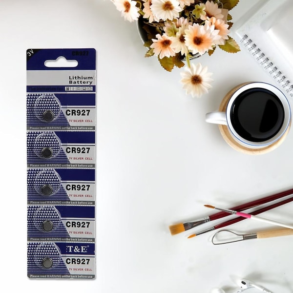 5 stk/10 stk Cr927 knappcellebatterier 3v litiumbatterier Cr 927 for klokker kalkulatorer og fjernkontrollbilnøkler [DB] 10 pieces