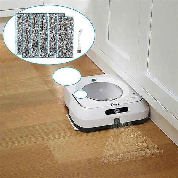 Erstatningsvaskbare moppeputer for IRobot Braava Jet M6 [DB]