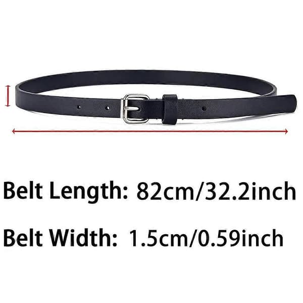 Glittrigt Bälte för Barn - Stilfull Accessoar för Jeans & Klänningar [DB] 82cm Black