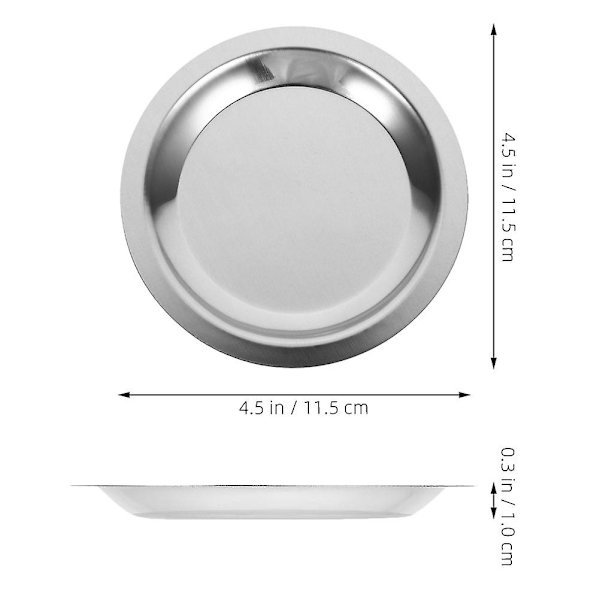 5 stk. Metal Vinkøler Rustfrit Stål Vinkøler Varmebestandig Vinkøler Tekop Underlag  [dB} 11.50X11.50X1.00CM