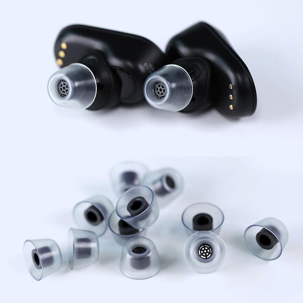 1 set öronproppar för Wf-1000xm4 Wf-1000xm3 öronsnäckor mjuka öronproppar transparenta [DB] XS