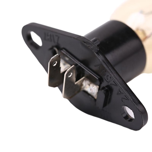 Mikroaaltouunin valolamppu, pohjarakenne 230 V 20 W, vaihto lamppupitimellä [DB] Black A