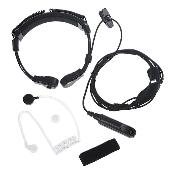 Walkie Talkie -mikrofonin kaula- ja kurkku-mikrofonikuuloke radiokuuloke Baofeng UV-9R db