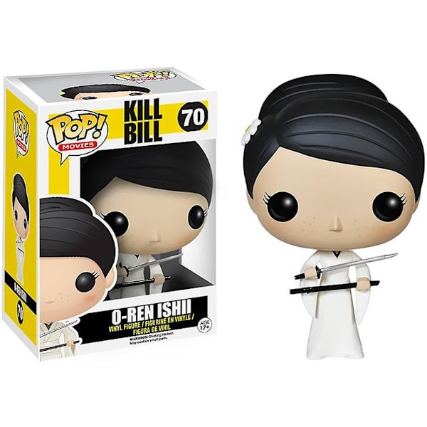 Elokuvat Kill Bill O-ren Ishii 70# Gogo Yubari 71# Morsian 68# Bill 69# Vinyyli Nuket Toimintahahmot Keräilymalli Lelut Db 70 with box