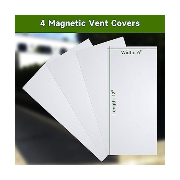 Magnetisk cover kompatibel för husbil, hemgolv, tak, vägg, golvluft, värmeventilkåpor, Keep