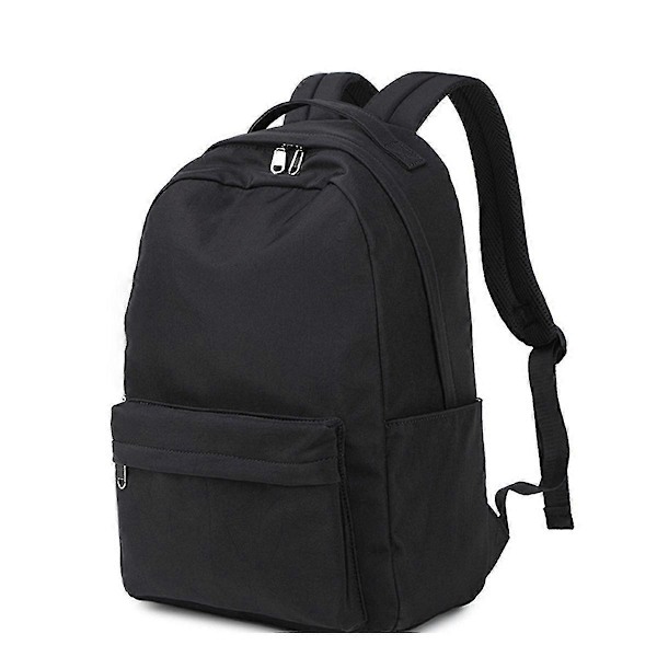 Skolesekker, Store Barneskoleryggsekker, Barnesekk Ryggsekk, Ungdomsskole Gutter Jenter Skolevesker Grunnskole Videregående Skole College Casual Daypack [Db] Black