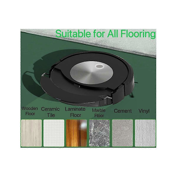 4 stk. Erstatningsmoppputer for iRobot Roomba Combo J7 J7+ Robotstøvsuger Tilbehør [DB] As Shown
