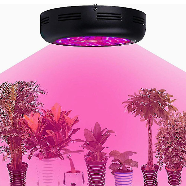 150w Ufo Led Växtlampa, Full Spectrum Uv & Ir Växtlampa Ljus För Inomhusväxter Hydroponics Grönsaksodlingslampor [DB]