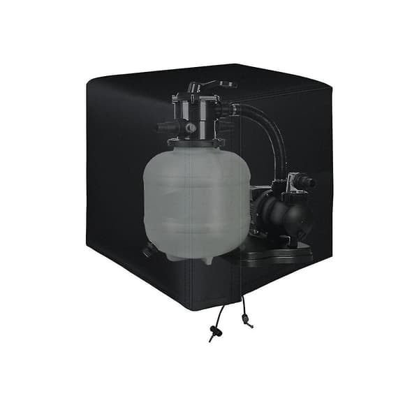 Db Simbassäng Filterpump Solskydd Filterpump Dammskydd Black