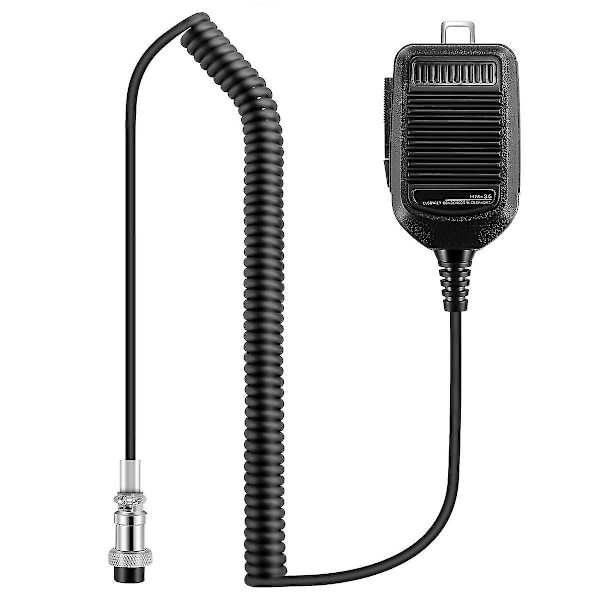 HM-36 håndholdt høyttalermikrofon for ICOM-radio IC-718 IC-78 IC-765 IC-761 IC-7200 IC-7600 db black