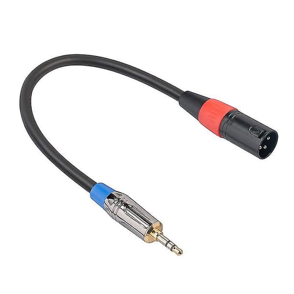 3-pin XLR-plugg til 6,35 mm pluggadapterkabel Mikrofonadapter for mikserforsterker { DB}