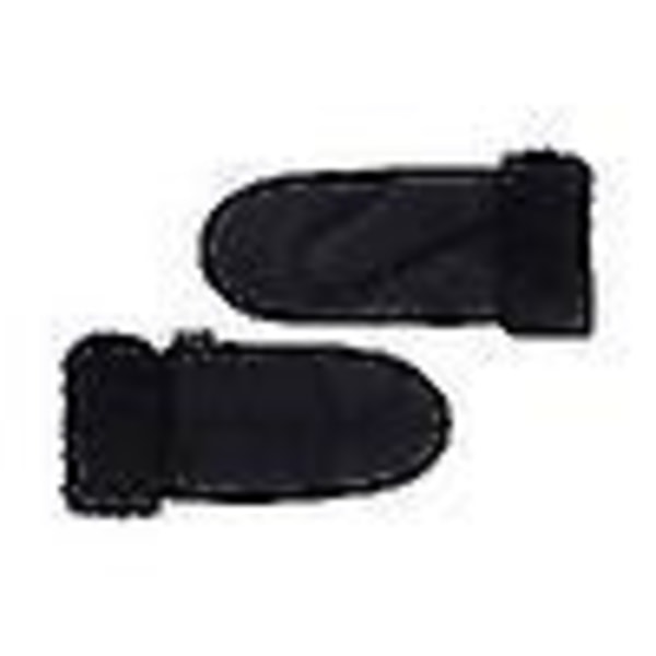 Nordvek 100% ekte damevotter i saueskinn med oppbrettbar mansjett # 308-100 [DB] Black