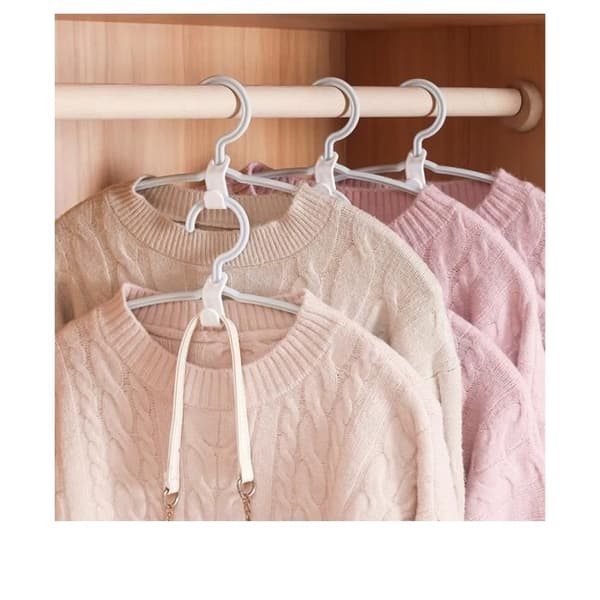 Rose 20 Stykker Tøjbøjle Forbinderkrog, Mini Bøjleforlængerclips, Organizer[DB]
