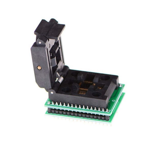Tqfp32 Qfp32 til Dip32 Ic Programmer Adapter Chip Test Socket Brændende Socket Integrerede Kredsløb [DB] black   green