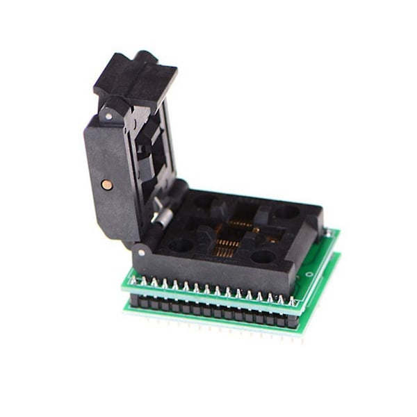 Tqfp32 Qfp32 til Dip32 Ic Programmer Adapter Chip Test Socket Burning Socket Integrerte Kretser [DB] black   green