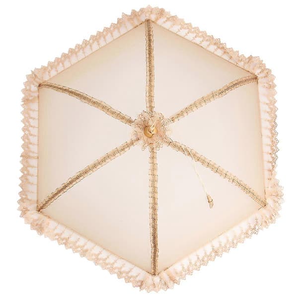 Sammenleggbart matdeksel, nettingparaplybeskyttere for friluftsentusiaster, gyllen 73x73cm 1 stk