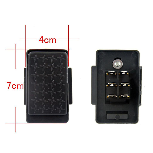 6/12v kaasupoljin nollausohjain kytkin lapsille sähköautoille [DB] Throttle switch 2 fe