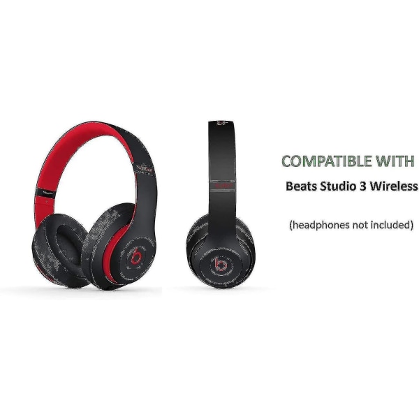 Beats Studio 3_fsdxm {DB:n yläosan korjausosat Defiant Black-Red